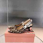 DIOR 19SS CD YELLOW MID HEEL D-10 - 6