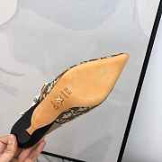 DIOR 19SS CD YELLOW MID HEEL D-10 - 5