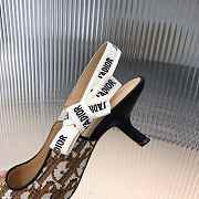 DIOR 19SS CD YELLOW MID HEEL D-10 - 2