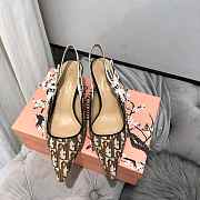 DIOR 19SS CD YELLOW MID HEEL D-10 - 3