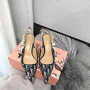 DIOR 19SS CD BLACK MID HEEL D-10 - 6