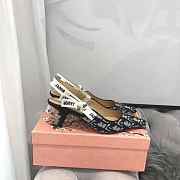 DIOR 19SS CD BLACK MID HEEL D-10 - 4