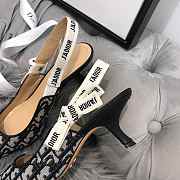 DIOR 19SS CD BLACK MID HEEL D-10 - 3