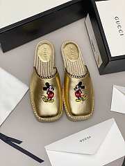 GUCCI SLIPPERS MICKEY GOLD G-01 - 4