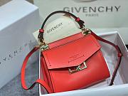 GIVENCHY MINI MYSTIC BAG RED BB50C3B0LG SIZE 20 CM - 1