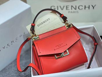 GIVENCHY MINI MYSTIC BAG RED BB50C3B0LG SIZE 20 CM