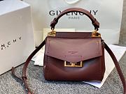 GIVENCHY MINI MYSTIC BAG BURGUNDY BB50C3B0LG SIZE 20 CM - 1