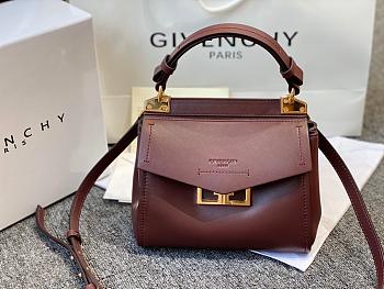 GIVENCHY MINI MYSTIC BAG BURGUNDY BB50C3B0LG SIZE 20 CM
