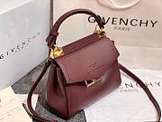 GIVENCHY MINI MYSTIC BAG BURGUNDY BB50C3B0LG SIZE 20 CM - 6