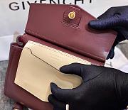 GIVENCHY MINI MYSTIC BAG BURGUNDY BB50C3B0LG SIZE 20 CM - 2