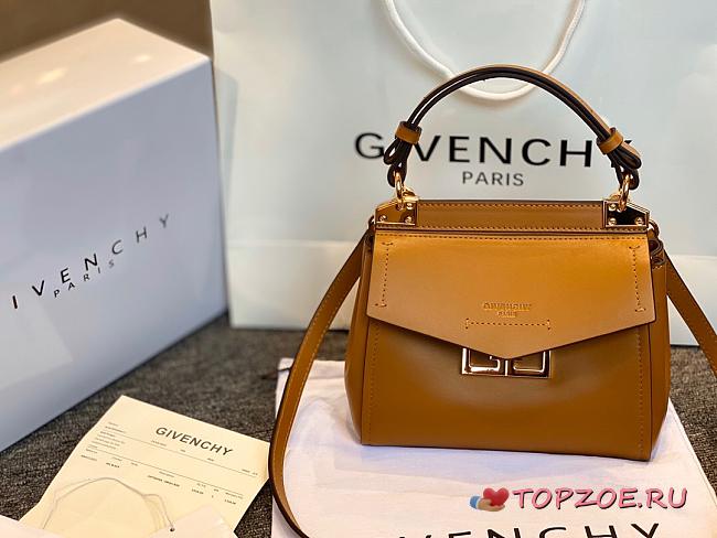 GIVENCHY MINI MYSTIC BAG CARAMEL BB50C3B0LG SIZE 20 CM - 1