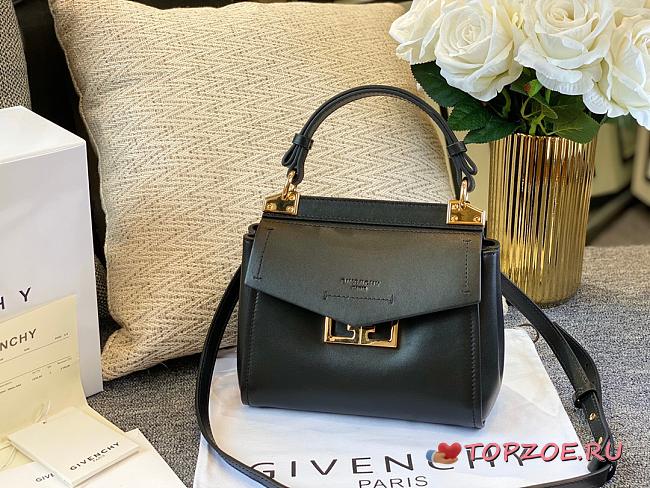 GIVENCHY MINI MYSTIC BAG BLACK BB50C3B0LG SIZE 20 CM - 1