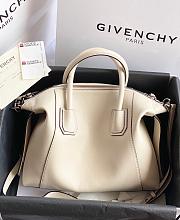 GIVENCHY SMALL ANTIGONA SOFT IN SMOOTH LEATHER CREAM BB50F3 SIZE 30 CM - 5