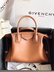 GIVENCHY SMALL ANTIGONA SOFT IN SMOOTH LEATHER BROWN BB50F3 SIZE 30 CM - 1