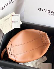 GIVENCHY SMALL ANTIGONA SOFT IN SMOOTH LEATHER BROWN BB50F3 SIZE 30 CM - 6