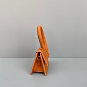 JACQUEMUS CHIQUITO CROCODILE PATTERN CARAMEL 213BA01 SIZE 12 CM - 6