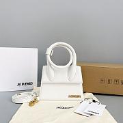 JACQUEMUS CHIQUITO NOEUD WHITE 213BA05 SIZE 18 CM - 1