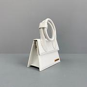 JACQUEMUS CHIQUITO NOEUD WHITE 213BA05 SIZE 18 CM - 2