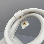 JACQUEMUS CHIQUITO NOEUD WHITE 213BA05 SIZE 18 CM - 5