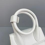 JACQUEMUS CHIQUITO NOEUD WHITE 213BA05 SIZE 18 CM - 6