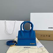 JACQUEMUS CHIQUITO NOEUD BLUE 213BA05 SIZE 18 CM - 1