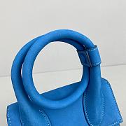 JACQUEMUS CHIQUITO NOEUD BLUE 213BA05 SIZE 18 CM - 4