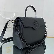 VERSACE LA MEDUSA LARGE HANDBAG BLACK DBFI038 SIZE 35 CM - 5