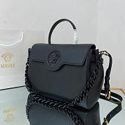 VERSACE LA MEDUSA LARGE HANDBAG BLACK DBFI038 SIZE 35 CM - 4