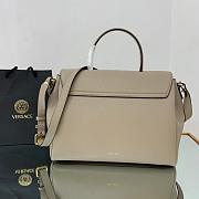 VERSACE LA MEDUSA LARGE HANDBAG GREY DBFI038 SIZE 35 CM - 6