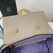 VERSACE LA MEDUSA LARGE HANDBAG GREY DBFI038 SIZE 35 CM - 4