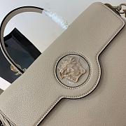 VERSACE LA MEDUSA LARGE HANDBAG GREY DBFI038 SIZE 35 CM - 3