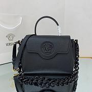 VERSACE LA MEDUSA MEDIUM HANDBAG BLACK DBFI039 SIZE 25 CM - 1