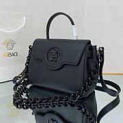 VERSACE LA MEDUSA MEDIUM HANDBAG BLACK DBFI039 SIZE 25 CM - 6