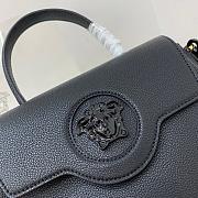 VERSACE LA MEDUSA MEDIUM HANDBAG BLACK DBFI039 SIZE 25 CM - 2
