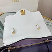 VERSACE LA MEDUSA MEDIUM HANDBAG WHITE DBFI039 SIZE 25 CM - 4