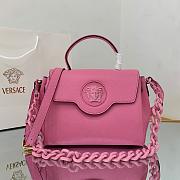 VERSACE LA MEDUSA MEDIUM HANDBAG PINK DBFI039 SIZE 25 CM - 1