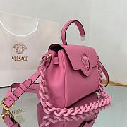 VERSACE LA MEDUSA MEDIUM HANDBAG PINK DBFI039 SIZE 25 CM - 5
