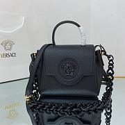 VERSACE LA MEDUSA SMALL HANDBAG BLACK DBFI040 SIZE 20 CM - 1