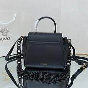 VERSACE LA MEDUSA SMALL HANDBAG BLACK DBFI040 SIZE 20 CM - 6