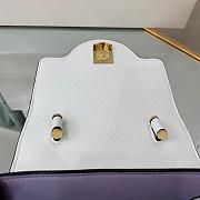 VERSACE LA MEDUSA SMALL HANDBAG WHITE DBFI040 SIZE 20 CM - 3