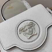 VERSACE LA MEDUSA SMALL HANDBAG WHITE DBFI040 SIZE 20 CM - 2