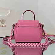 VERSACE LA MEDUSA SMALL HANDBAG PINK DBFI040 SIZE 20 CM - 5