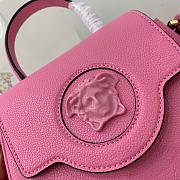 VERSACE LA MEDUSA SMALL HANDBAG PINK DBFI040 SIZE 20 CM - 3
