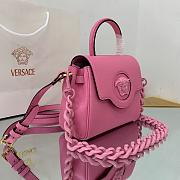 VERSACE LA MEDUSA SMALL HANDBAG PINK DBFI040 SIZE 20 CM - 2