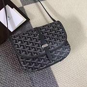 GOYARD BELVEDERA PM BAG BLACK SIZE 22 CM - 1