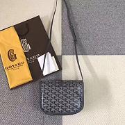 GOYARD BELVEDERA PM BAG BLACK SIZE 22 CM - 4
