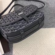 GOYARD BELVEDERA PM BAG BLACK SIZE 22 CM - 3