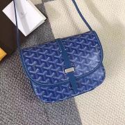 GOYARD BELVEDERA PM BAG BLUE SIZE 22 CM - 1