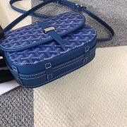 GOYARD BELVEDERA PM BAG BLUE SIZE 22 CM - 5