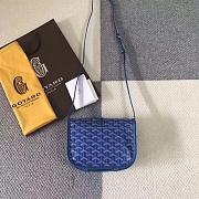 GOYARD BELVEDERA PM BAG BLUE SIZE 22 CM - 2